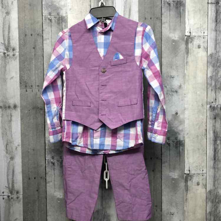 Size 7 White/Purple B Brand 2pc+ Suit