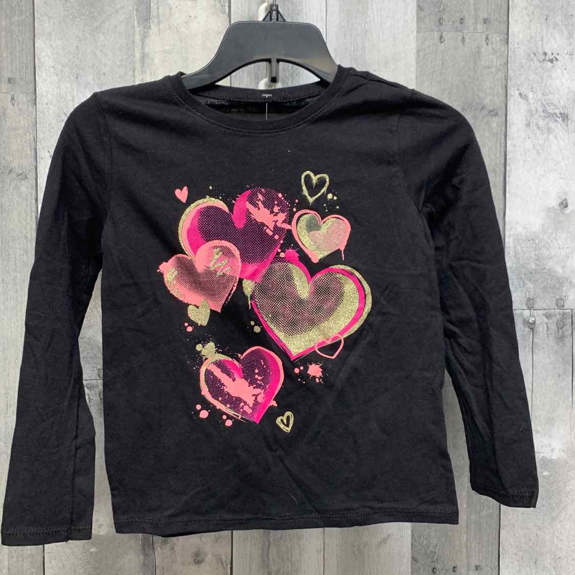 Size 5/6 Black Children's Place Long Sleeve Shirt