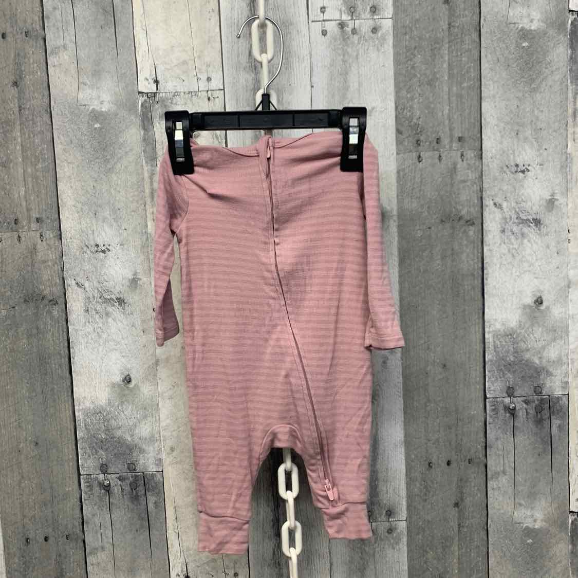 Size 0-3 Months Pink Cloud Island Footy PJs