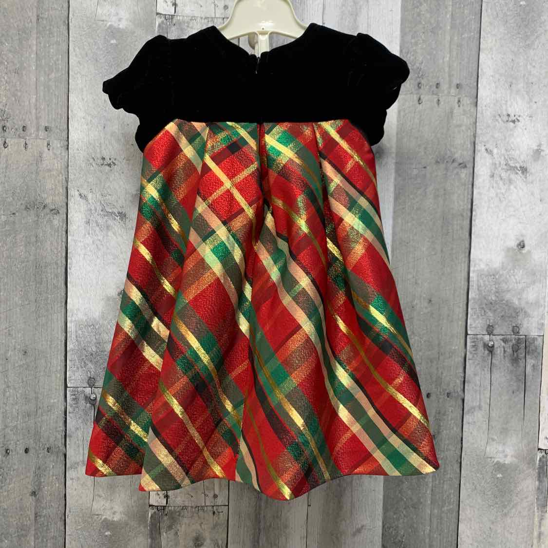 Size 18 Months Green/Red B Brand Dress - Party