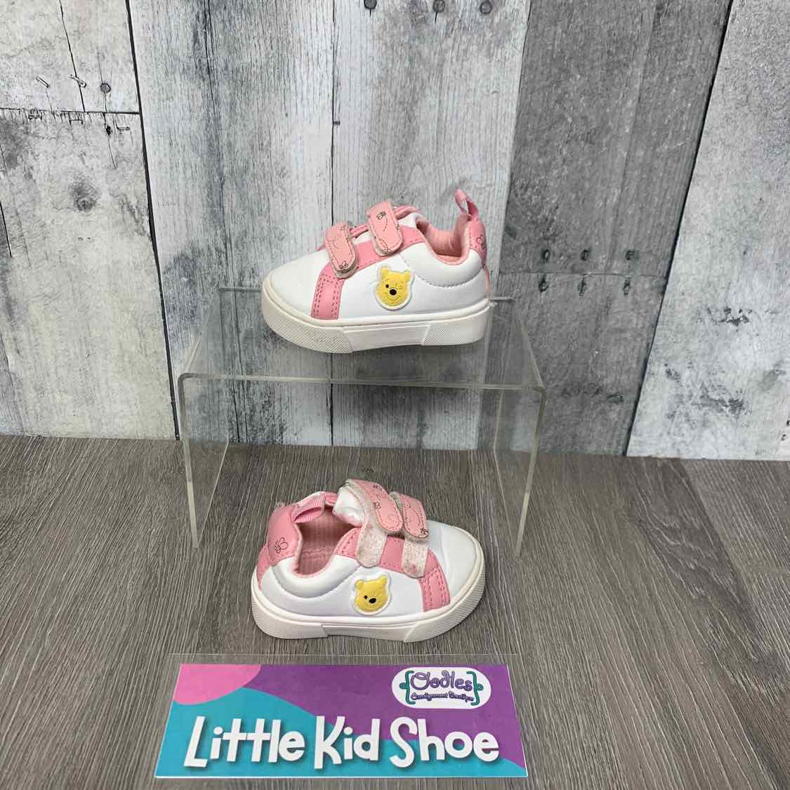 Size 2 White/Pink Disney Sneakers
