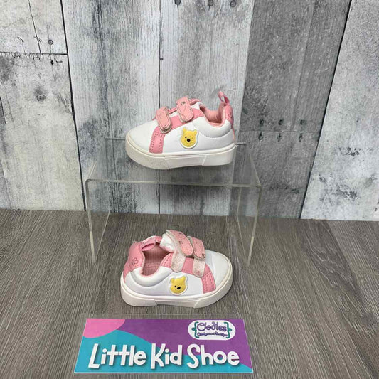 Size 2 White/Pink Disney Sneakers
