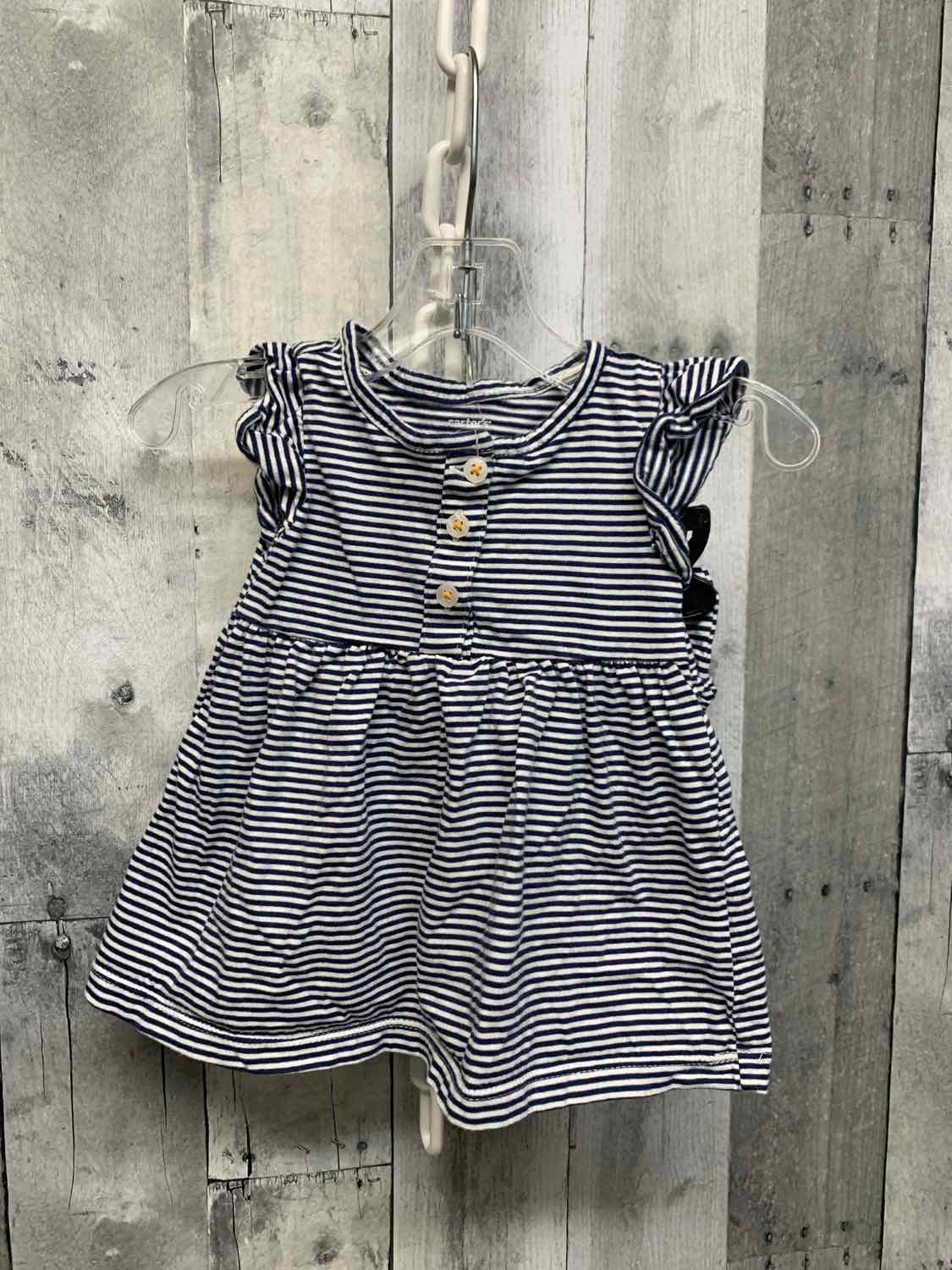 Size 3 Months Navy Carter's 2pc Dress