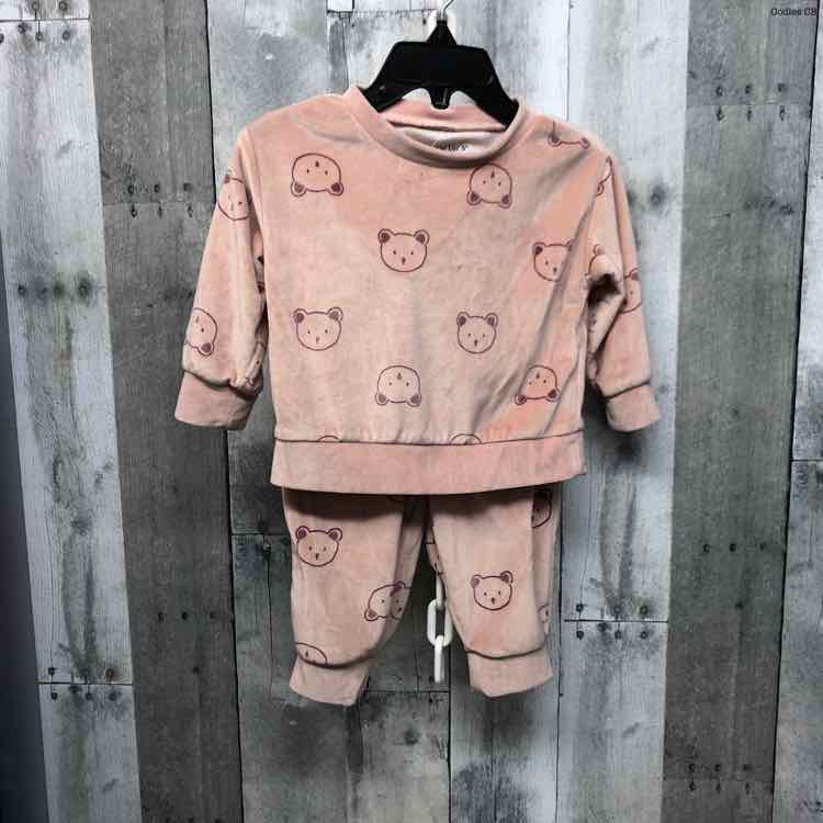 Size 9 Months Pink Print Carter's Sweats - 2pc