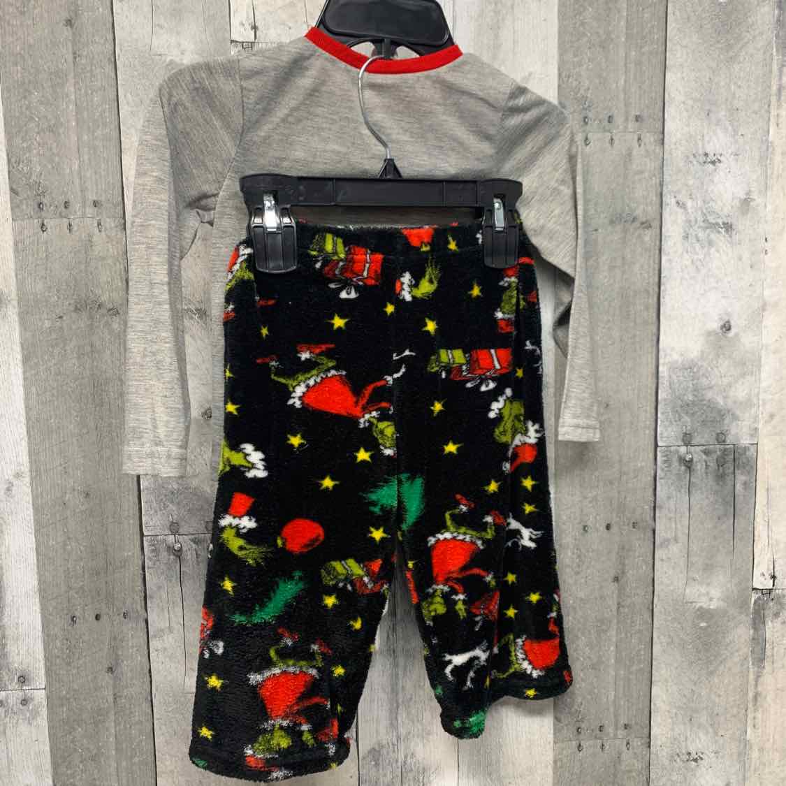 Size 4 Green/Red Dr Seuss 2pc PJs