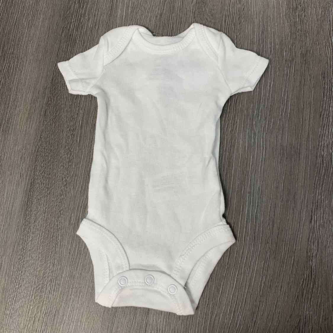 Size Preemie White Gerber Onesie - OodlesCB
