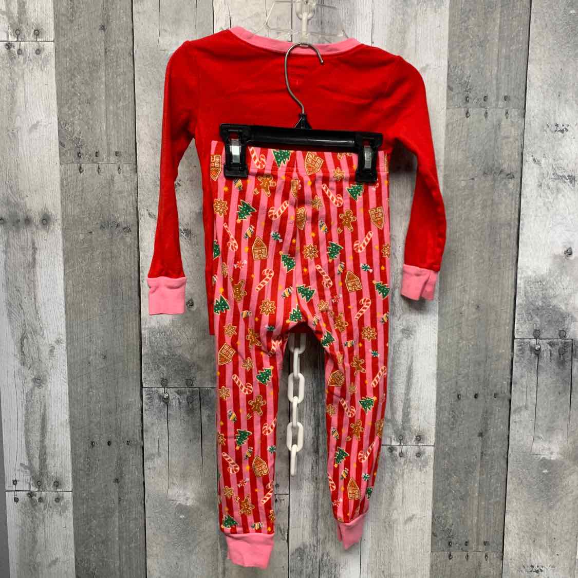 Size 3T Red/Pink Old Navy 2pc PJs