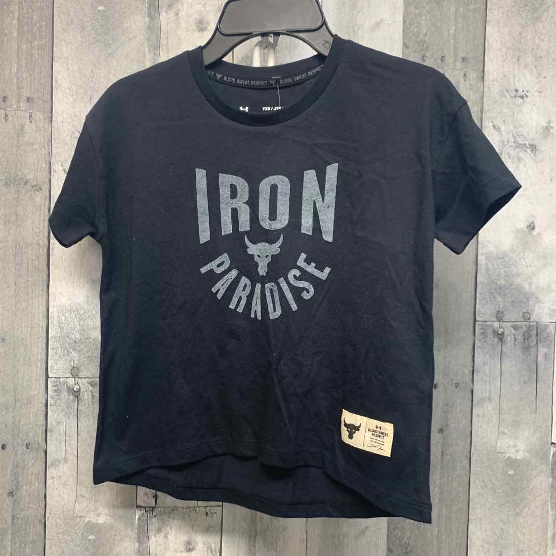 Size XSmall Black Sport Brand T Shirt