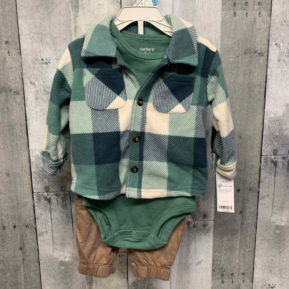 Size 6 Months Green Carter's Jacket/Pants