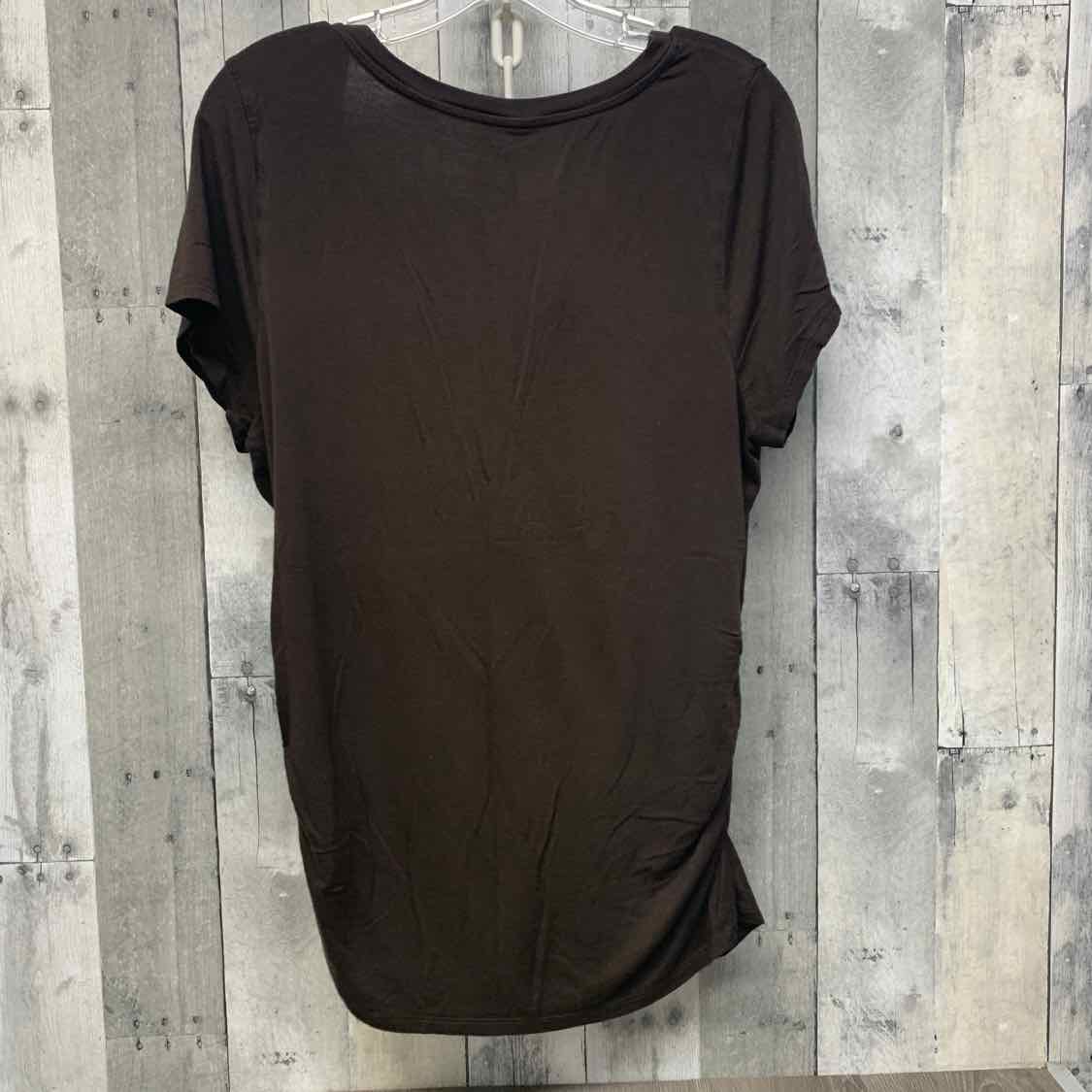 Size XL Brown Motherhood Long Sleeve Top