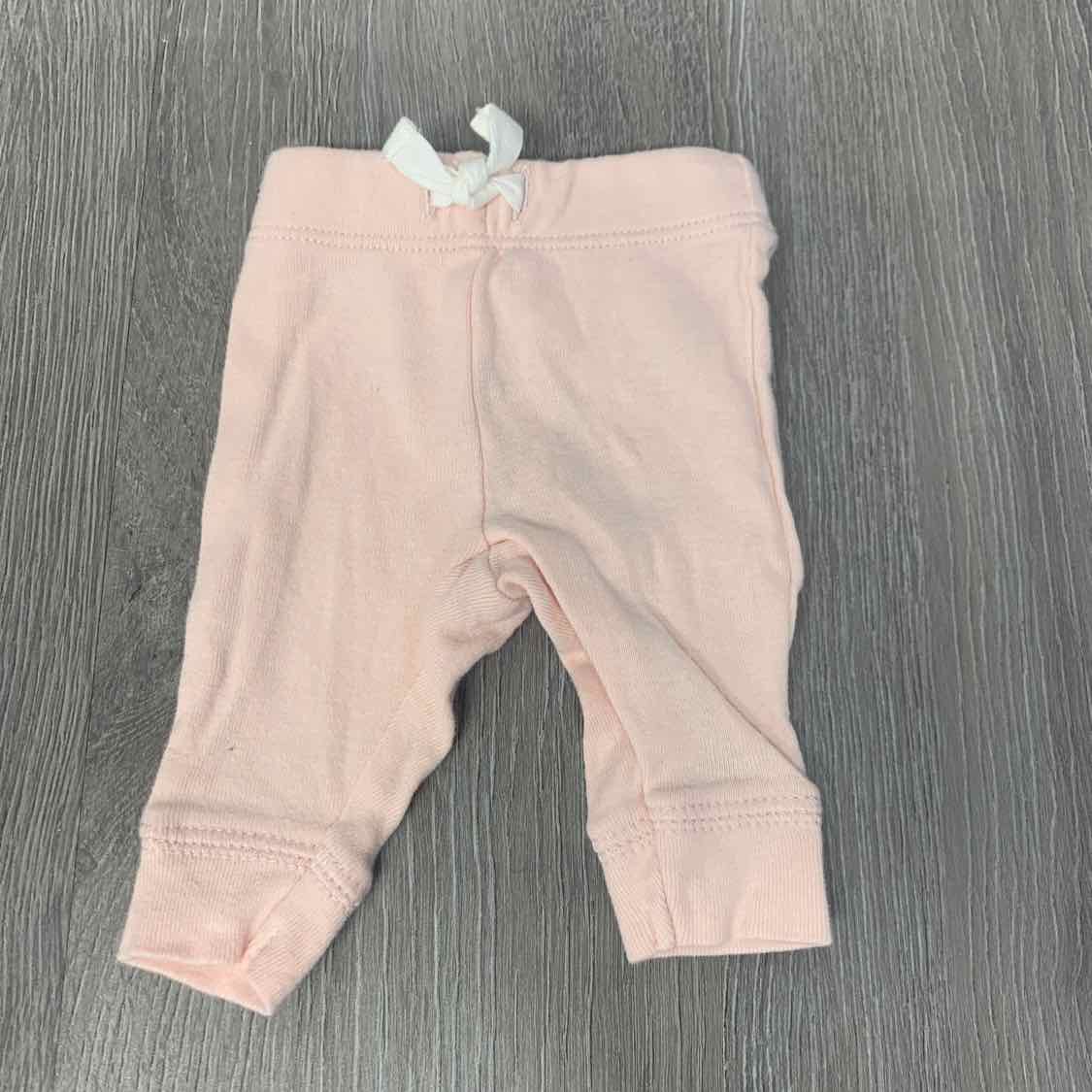 Size Preemie Pink Carter's Athletic Pants