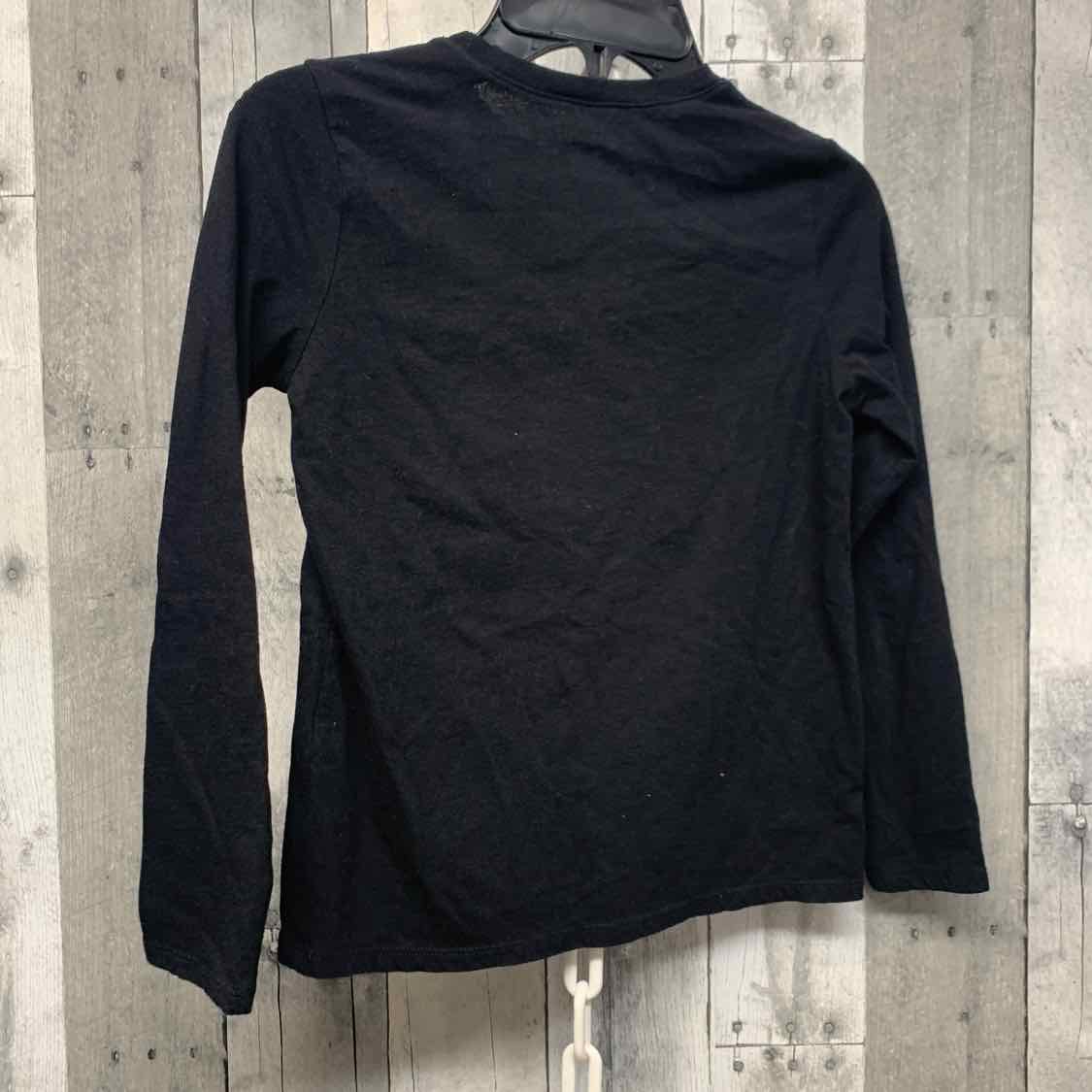 Size 7/8 Black Graphic Children's Place Long Sleeve Shirt