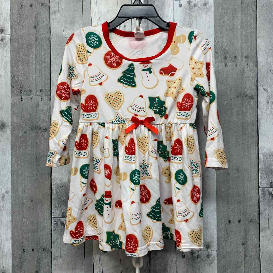 Size 12-18 Months White Print Shein Dress - Knit