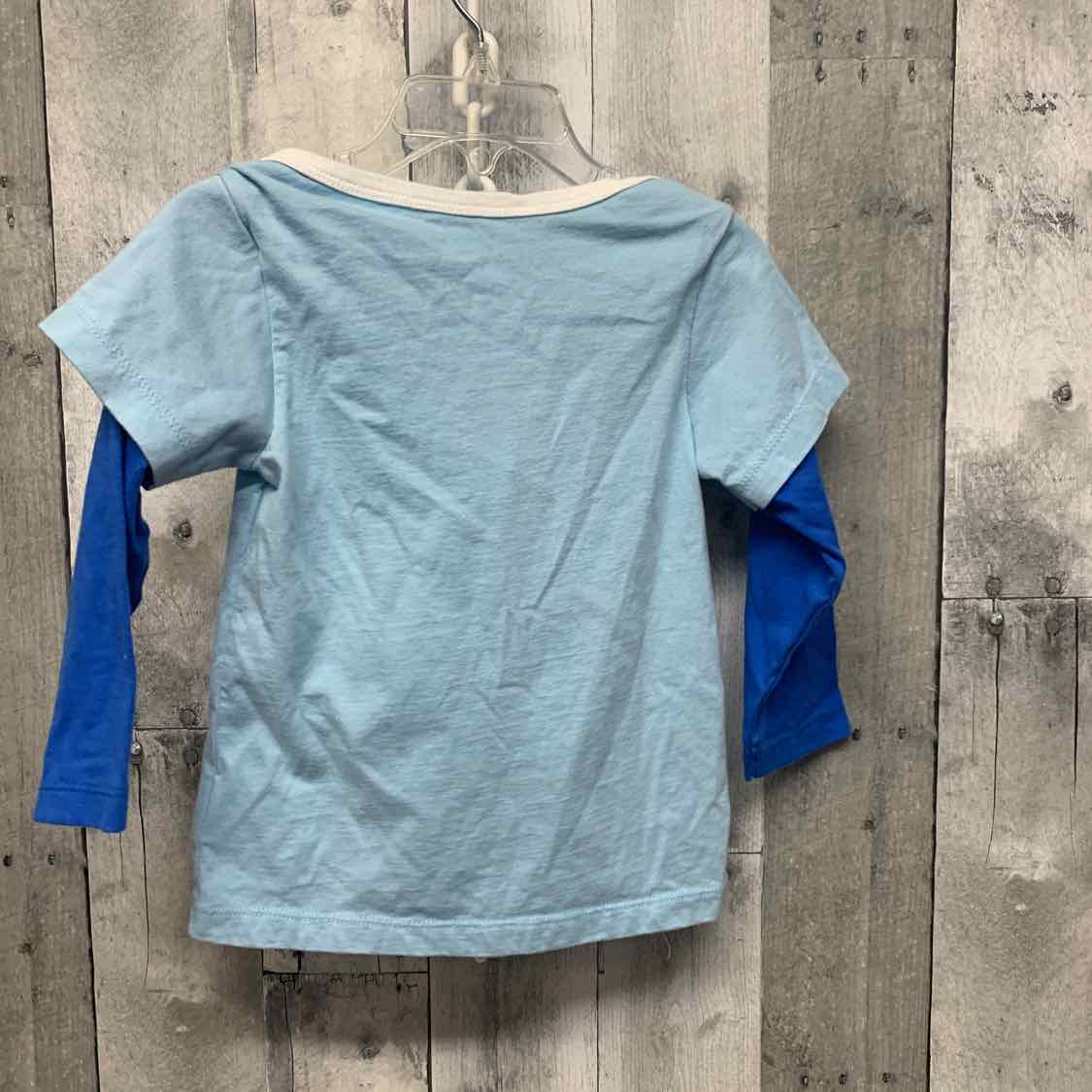 Size 24 Months Blue Graphic Disney Parks Long Sleeve Shirt