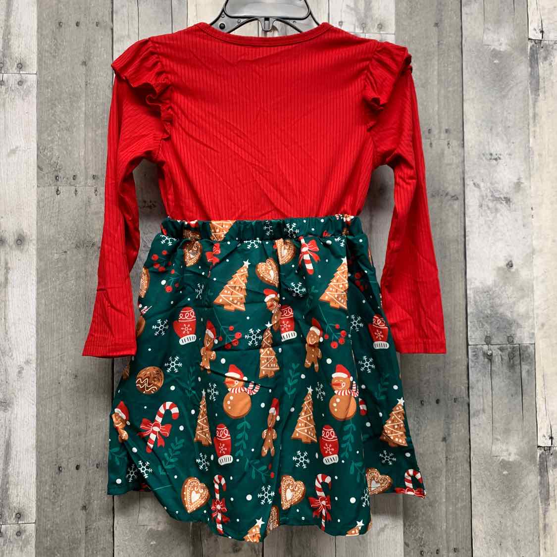 Size 6 Red/Green Boutique Brand Dress