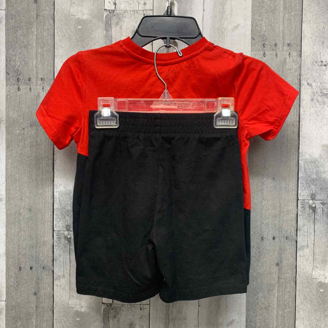 Size 5T Red/Black Champion Shirt/Shorts