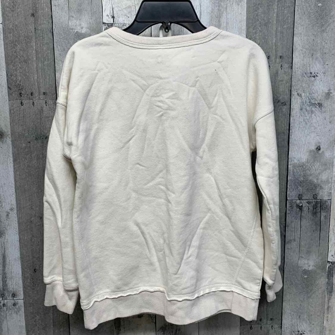 Size 8 White/Pink SO Sweater - Outer
