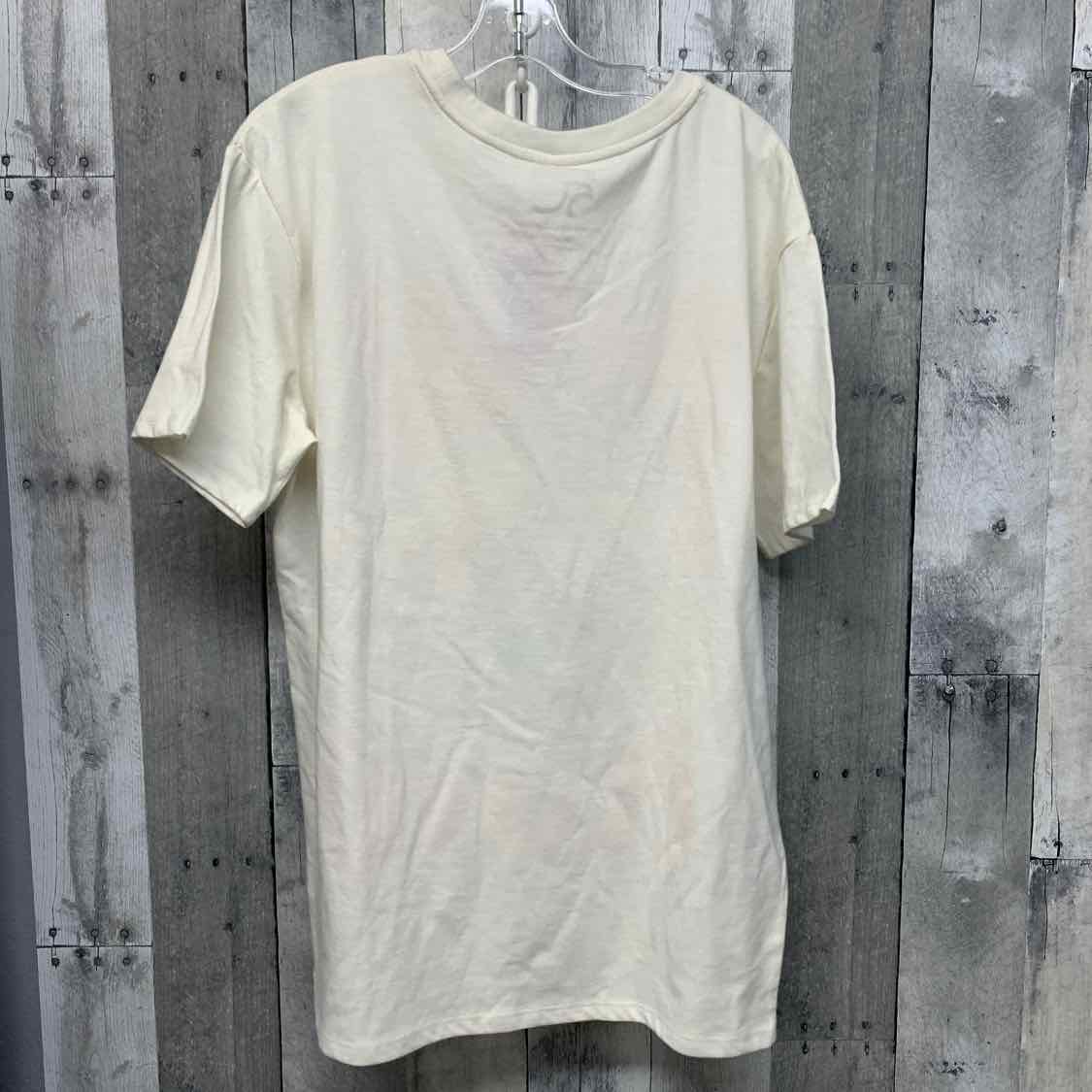 Size 14 Ivory Graphic B Brand T Shirt