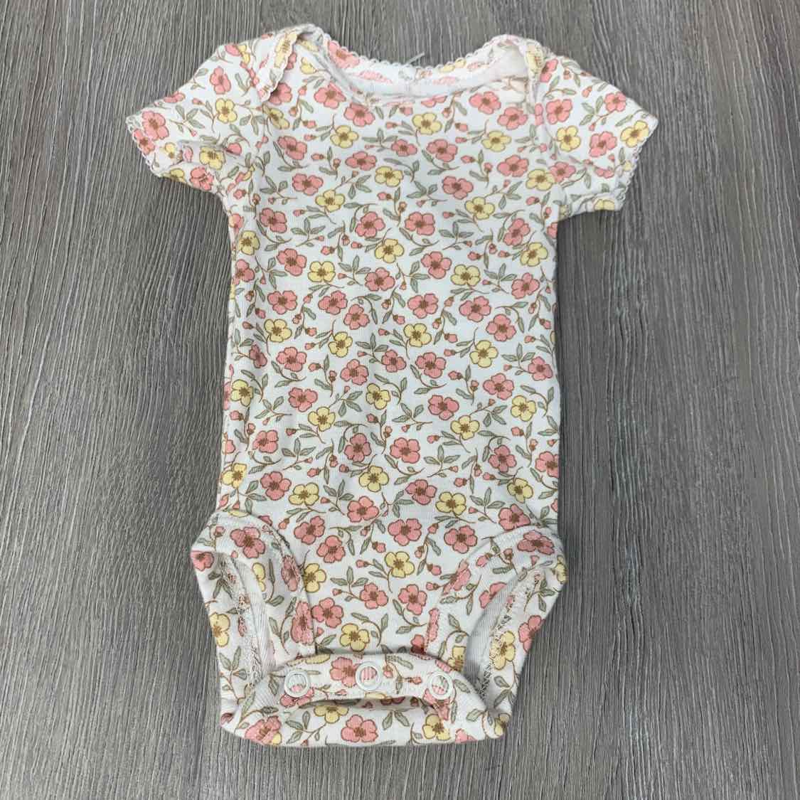 Size Preemie White Print Child of Mine Bodysuit
