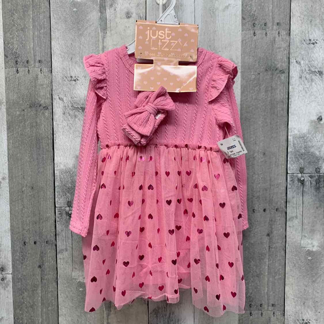 Size 24 Months Pink B Brand LS Dress