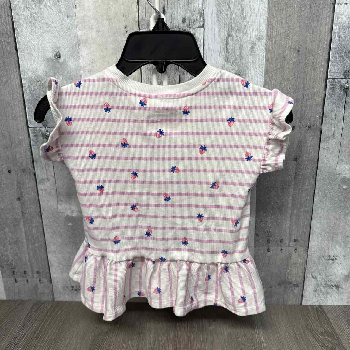 Size 5T White/Purple Cat & Jack T Shirt
