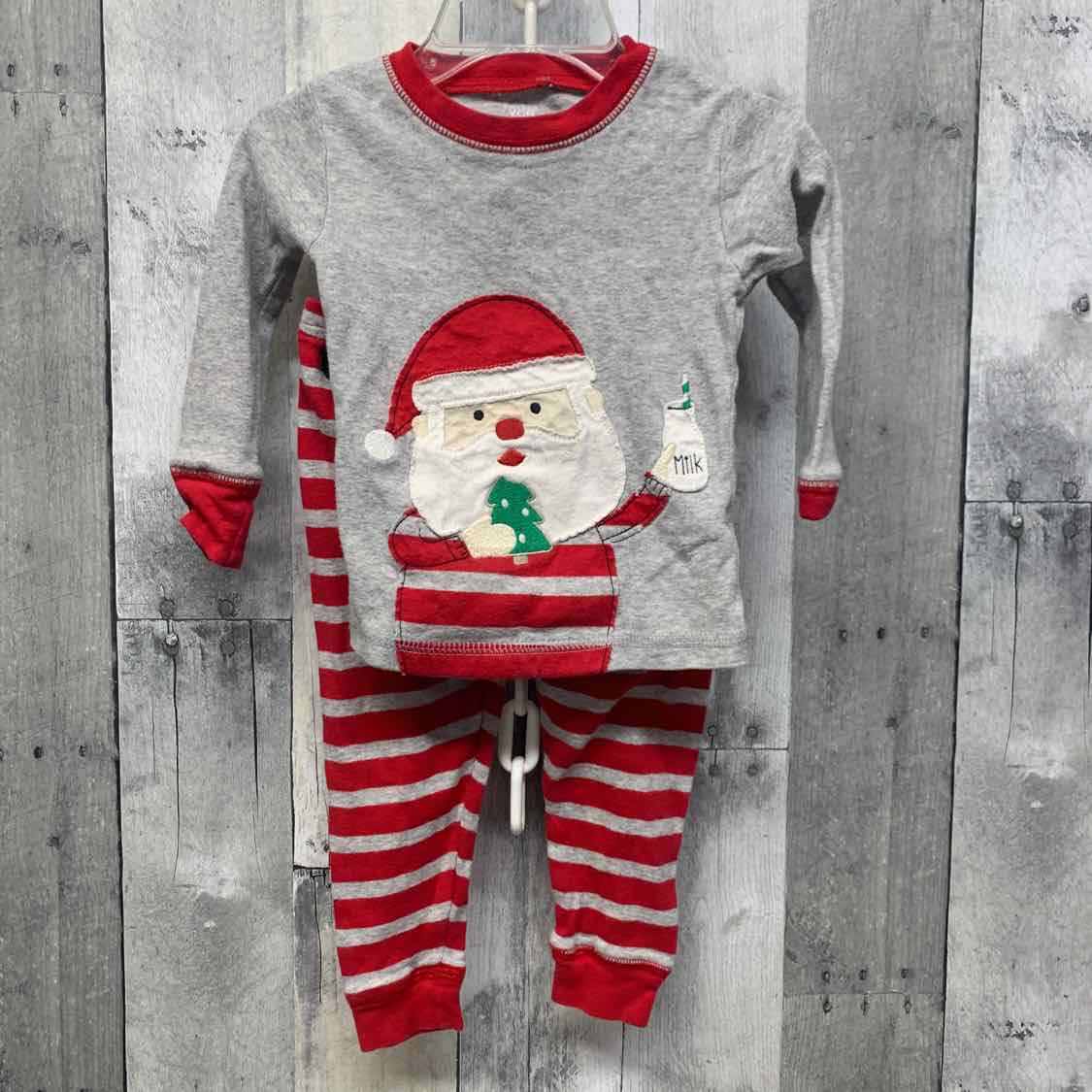 Size 18 Months Gray/Red Just One You 2pc PJs