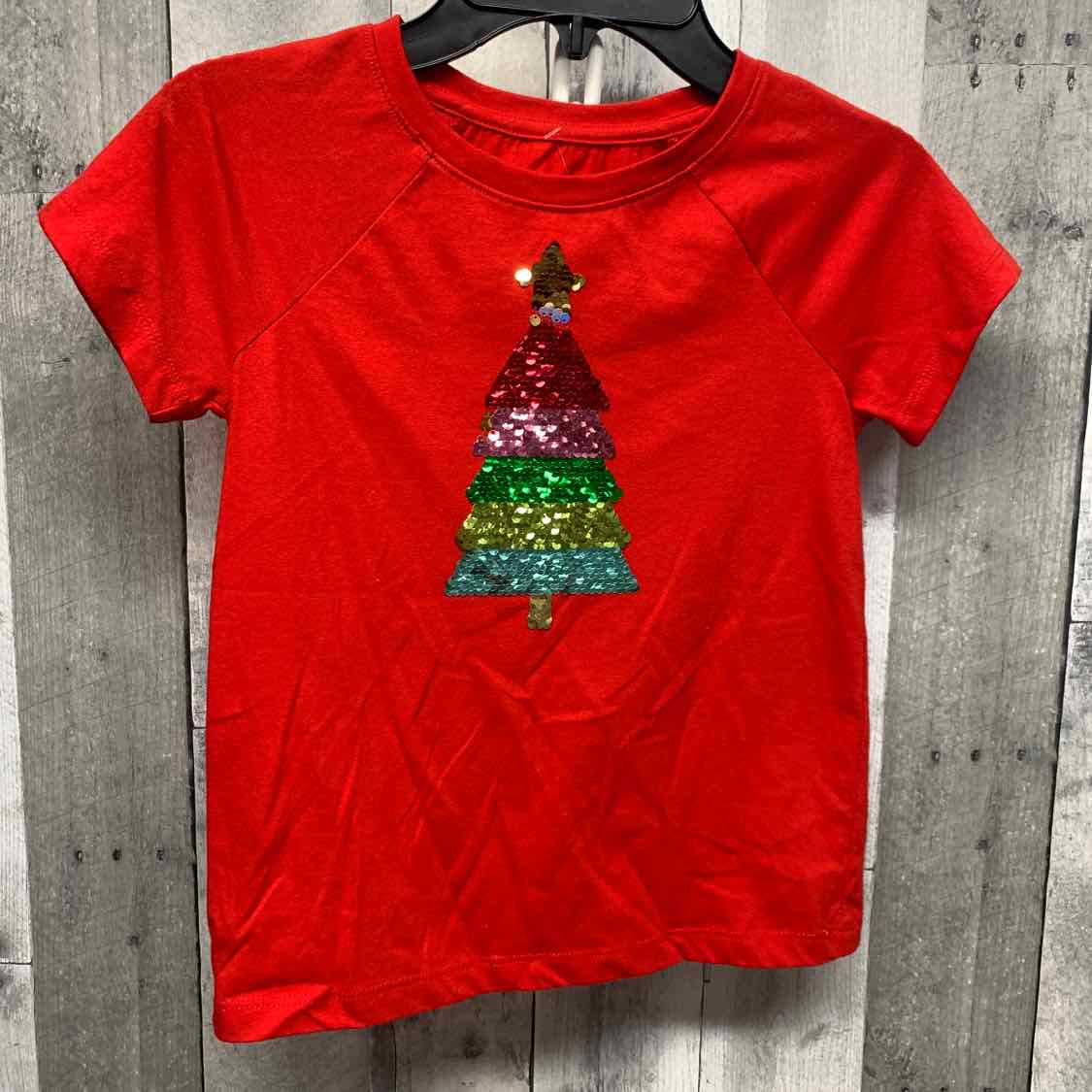 Size 6/7 Red Graphic Cat & Jack Short Sleeve Shirt