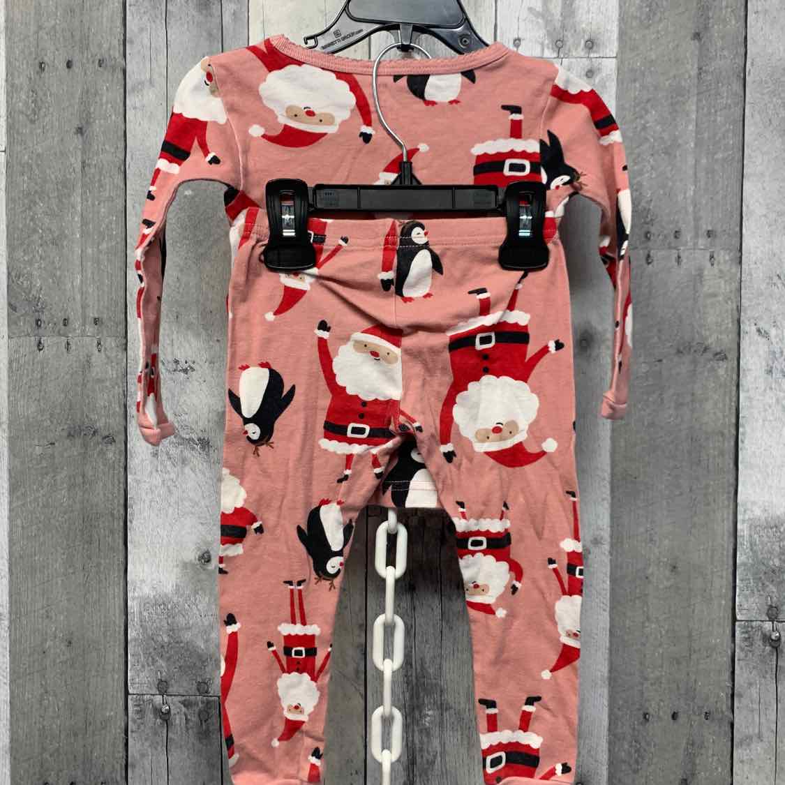 Size 18 Months Pink Print Just One You 2pc PJs