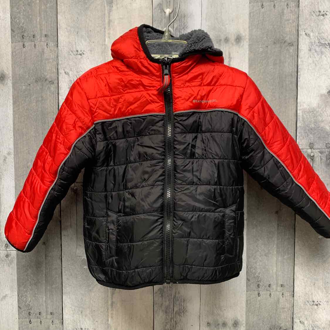 Size 2T Red/Black Weatherproof Heavy Jacket
