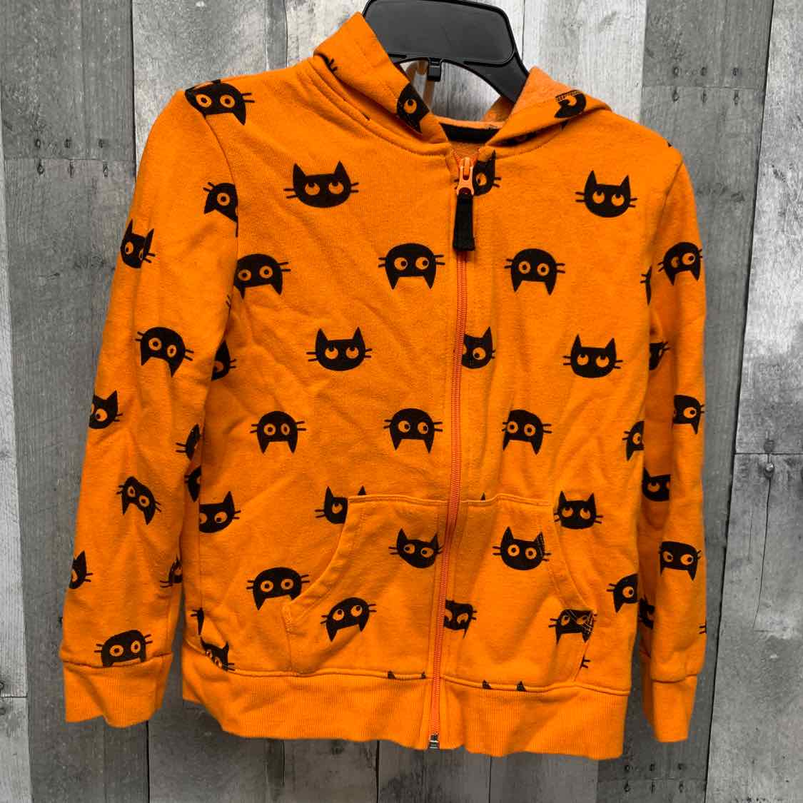 Size 7/8 Orange/Black Cat & Jack Light Jacket