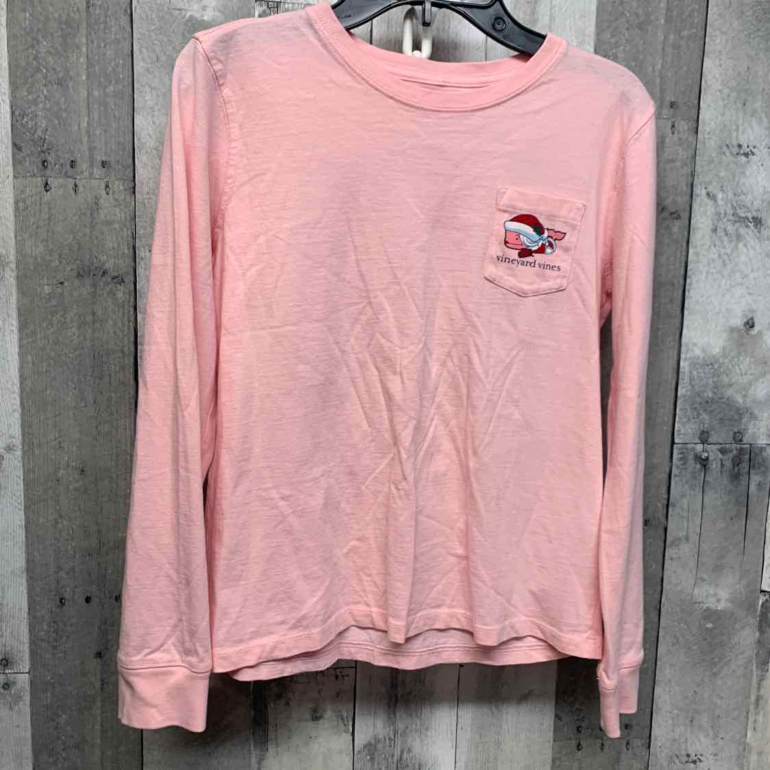 Size Medium Pink Graphic Vineyard Vines Long Sleeve Shirt