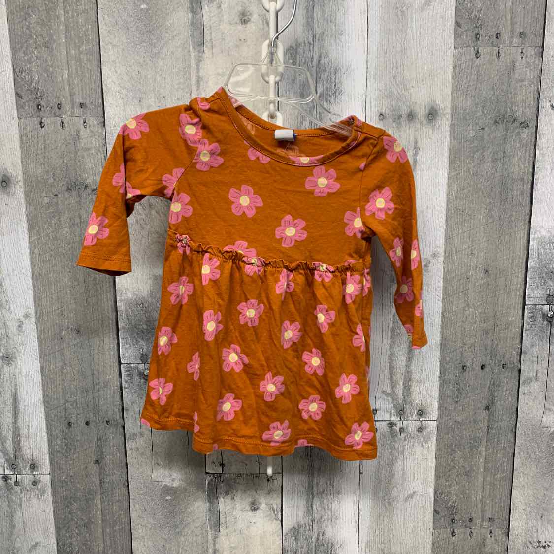 Size 6-12 Orange/Pink Old Navy LS Dress