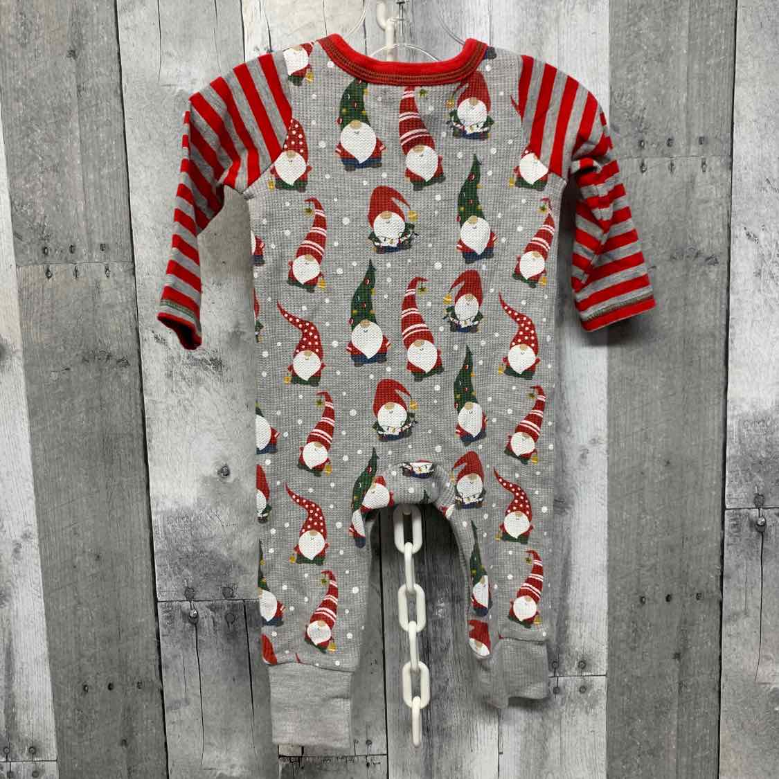 Size 3-6 Months Gray/Red Mud Pie Romper