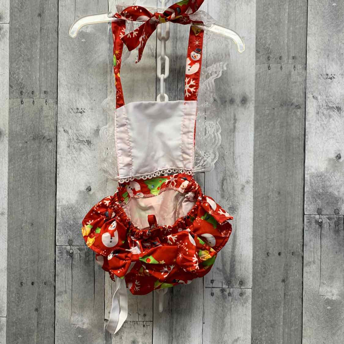 Size 12 Months Red Print Boutique Brand Romper