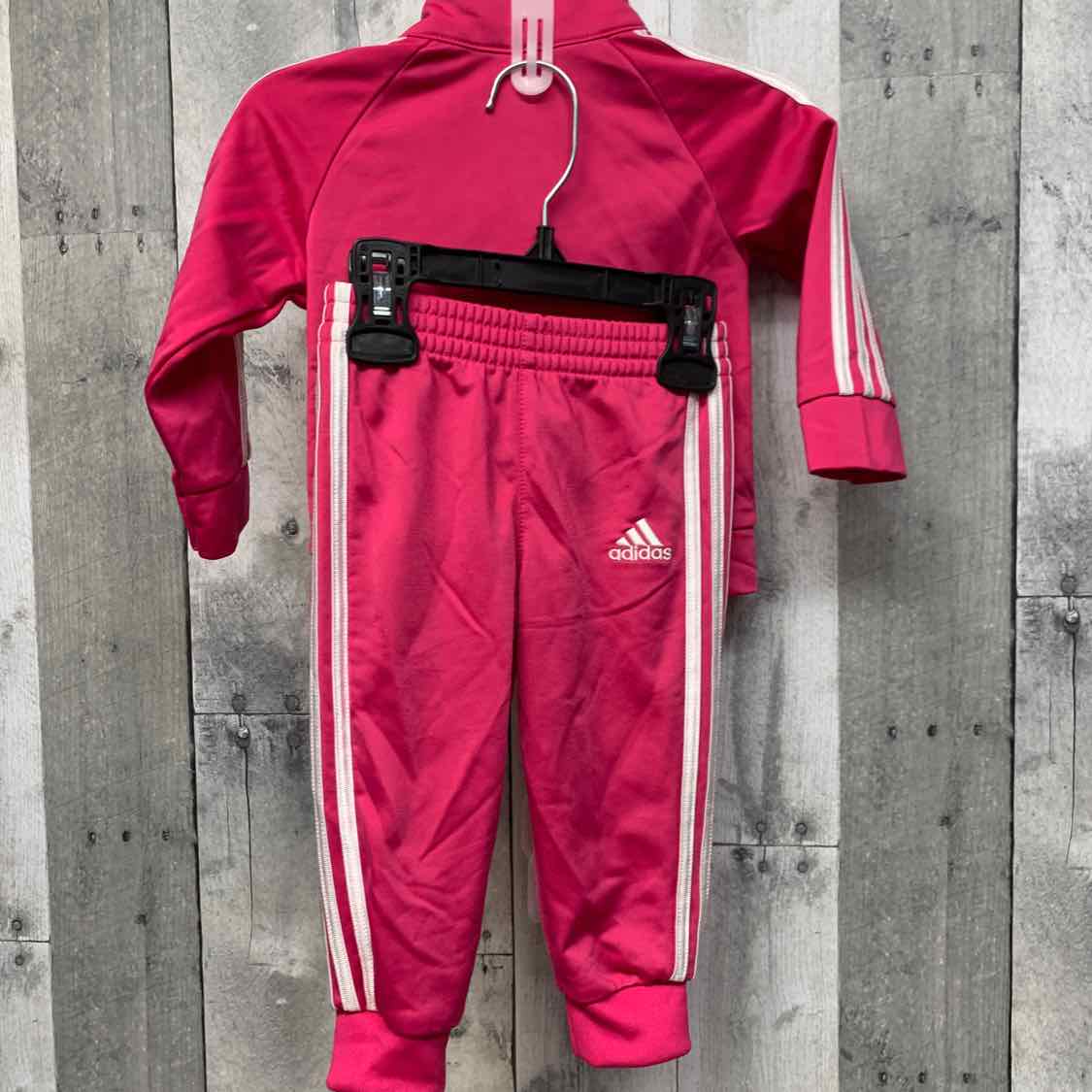 Size 9 Months Pink/White Sport Brand Jacket/Pants