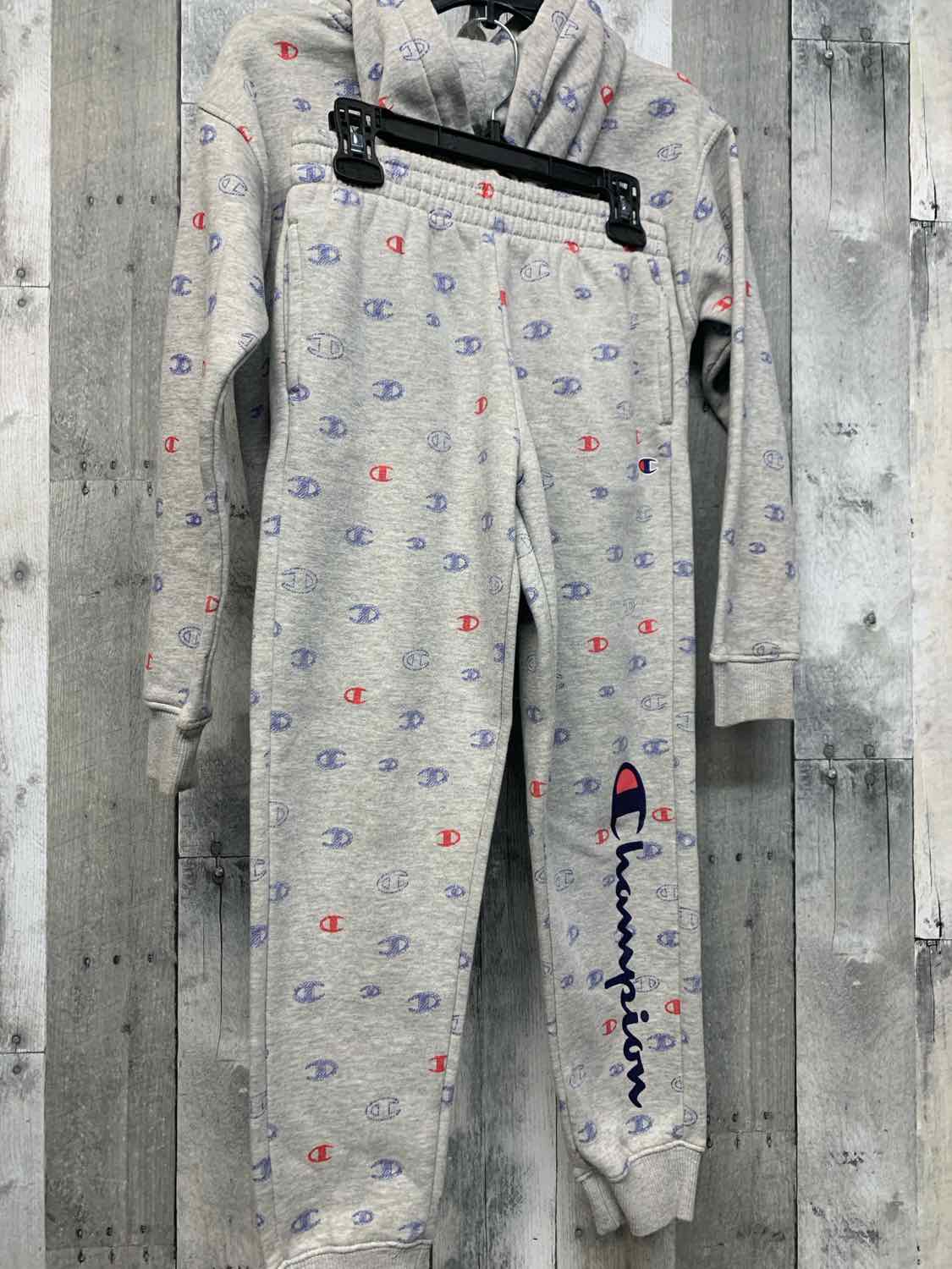 Size Small Gray Print Champion Jacket/Pants