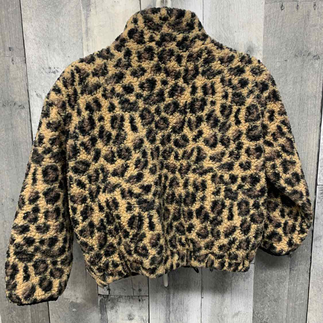 Size 2T Brown Animal Print Mid Brand Light Jacket