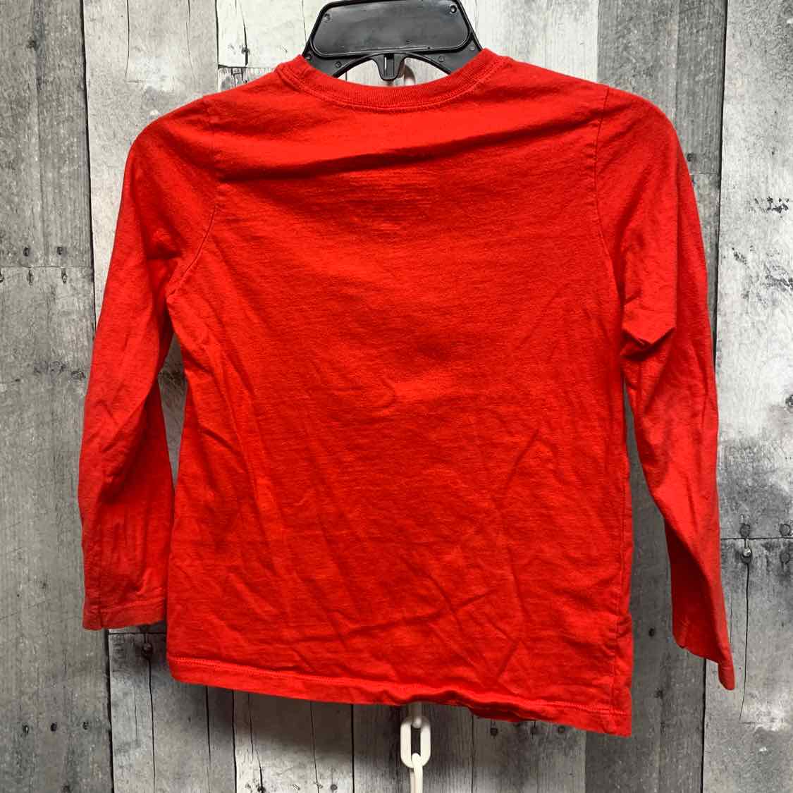 Size 6 Red Graphic Carter's Long Sleeve Shirt