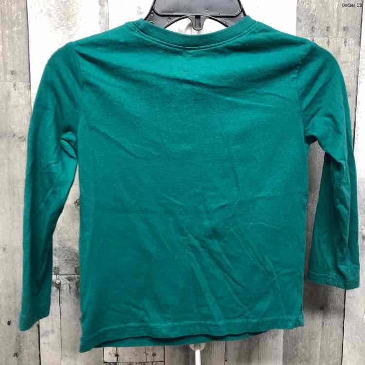 Size 4T Green Graphic Jumping Beans Long Sleeve Shirt