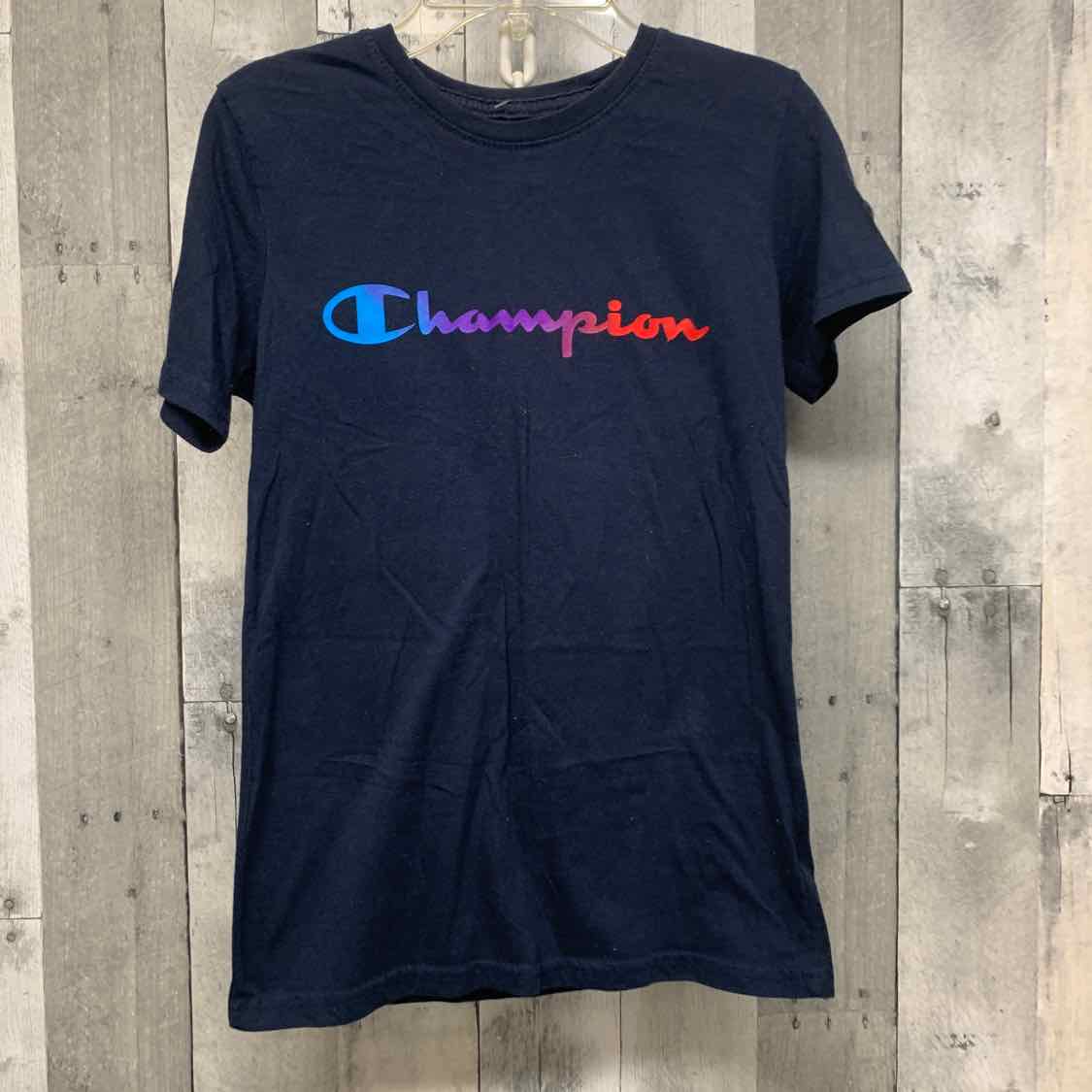 Size Large Blue/Red Champion T Shirt