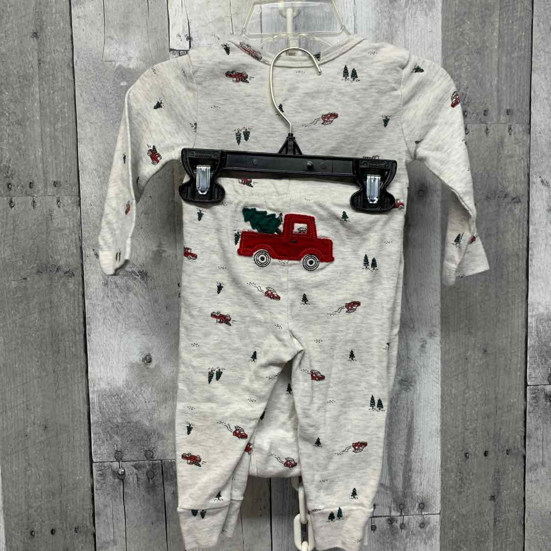 Size 9 Months Gray Print Carter's Shirt/Pants
