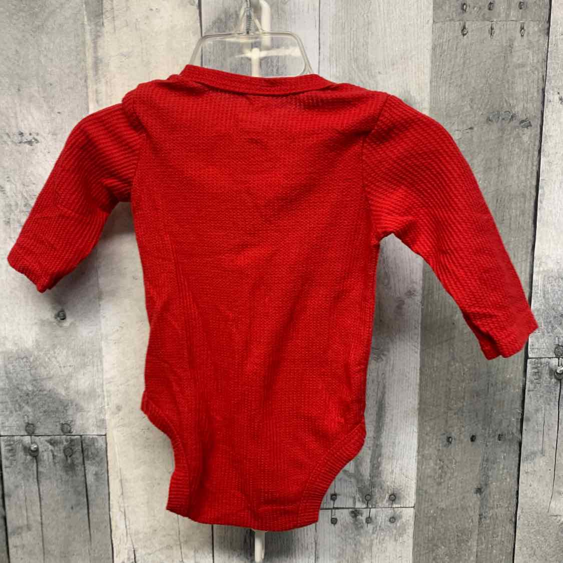 Size 0-3 Months Red Graphic Chick Pea Bodysuit