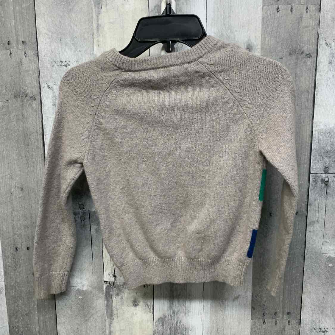 Size 4/5 Gray/Green Mini Boden Sweater