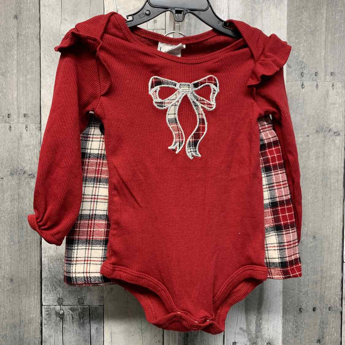 Size 24 Months Red/White Nicole Miller Shirt/Skirt