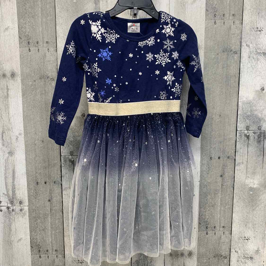 Size 18-24 Months Navy/White Holiday Brands LS Dress