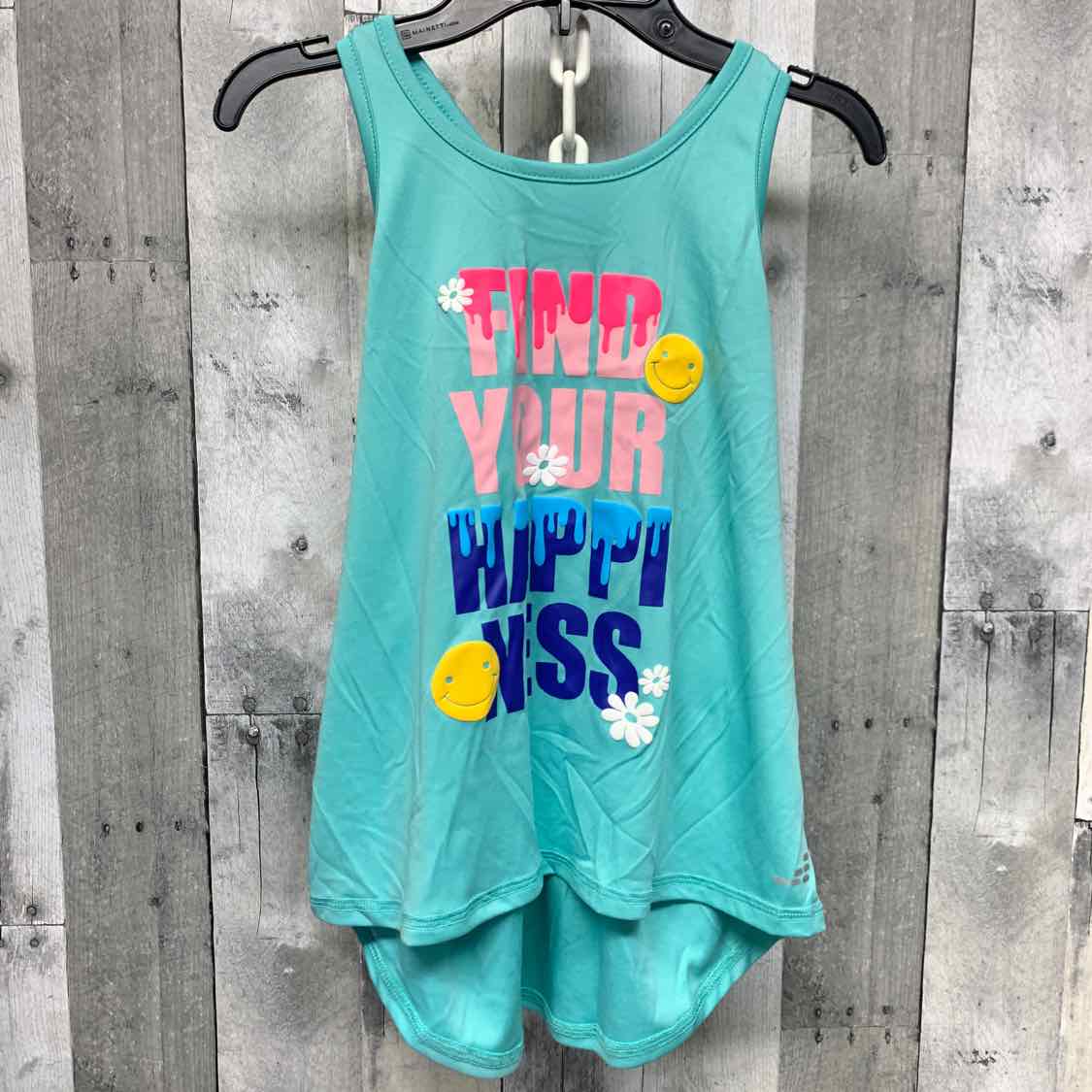 Size 12/14 Teal Print BCG Tank Top