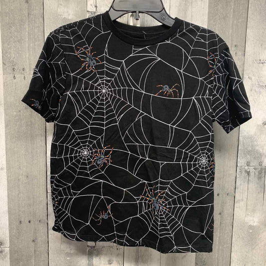 Size 10/12 Black/Orange Holiday Brands T Shirt
