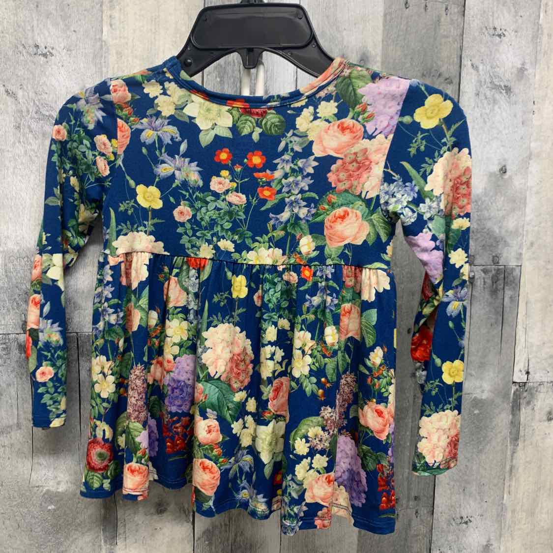 Size 4T Navy/Pink Posh Peanut Long Sleeve Shirt