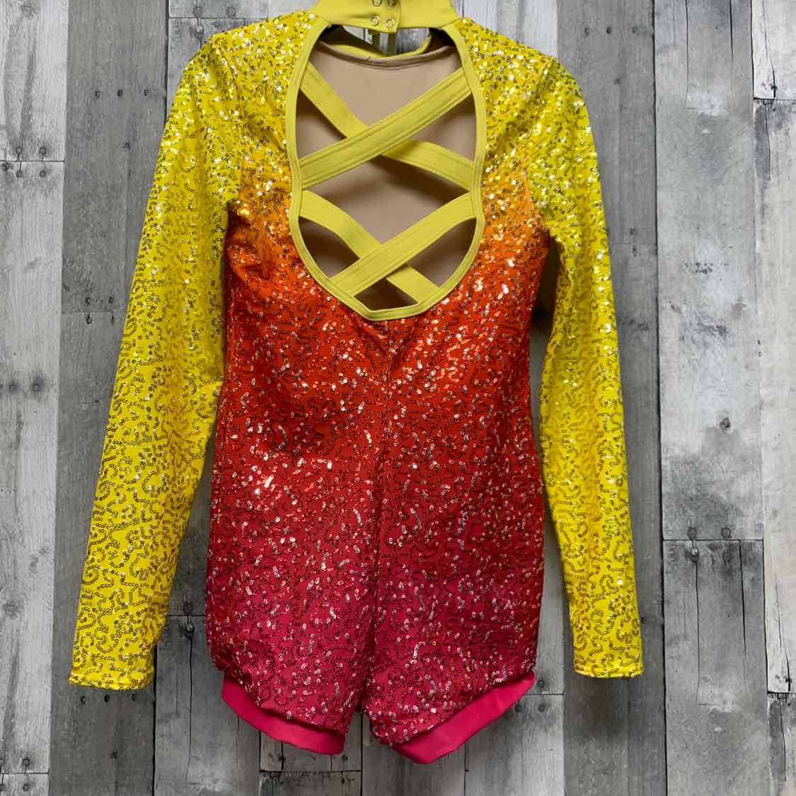 Yellow/Pink Size Large Halloween Costume - Big Kid