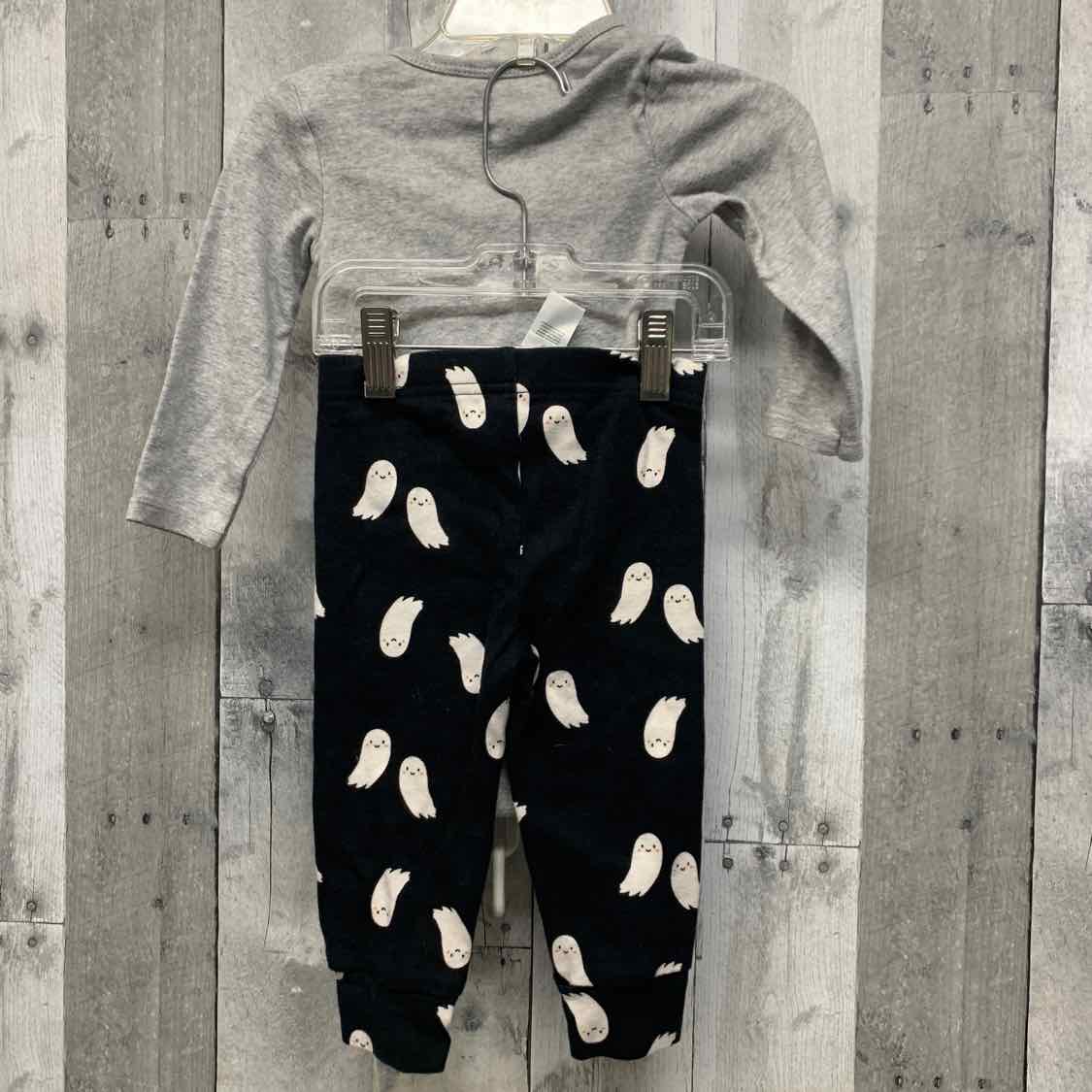 Size 12 Months Gray/Black Just One You Shirt/Pants